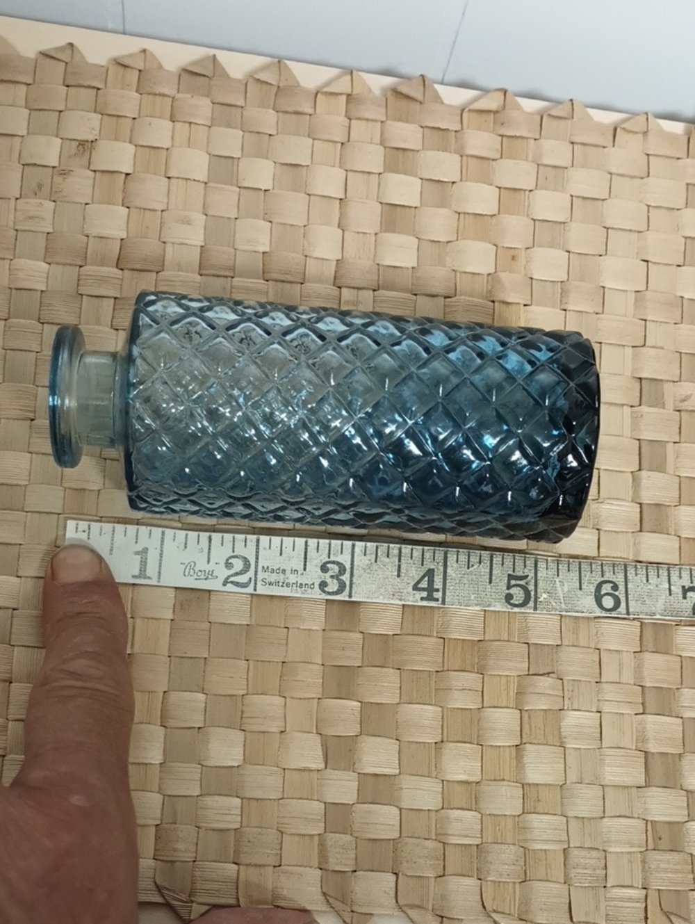Blue Textured Glass Vase Set - Home Accents - Picture 2 of 5